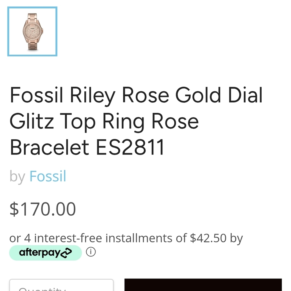 Fossil Riley Women's Rose Gold Watch - Picture 10 of 10